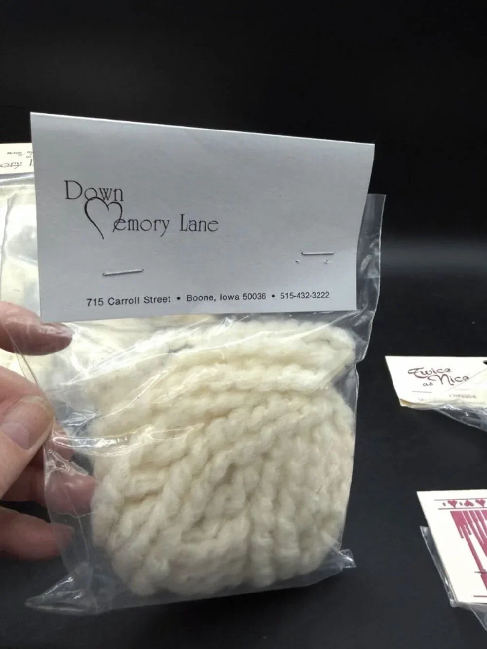 LOT 25+ Down Memory Lane & Twice as Nice Designs Mohair Wool Nylon Santa Hair